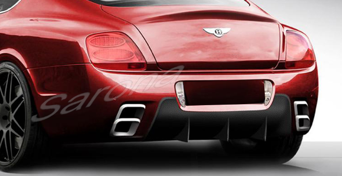 Custom Bentley GT  Coupe Rear Bumper (2004 - 2011) - Call for price (Part #BT-001-RB)